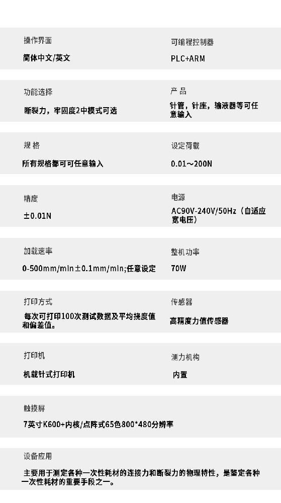 輸液用注射針穿刺力測試儀技術(shù)解析